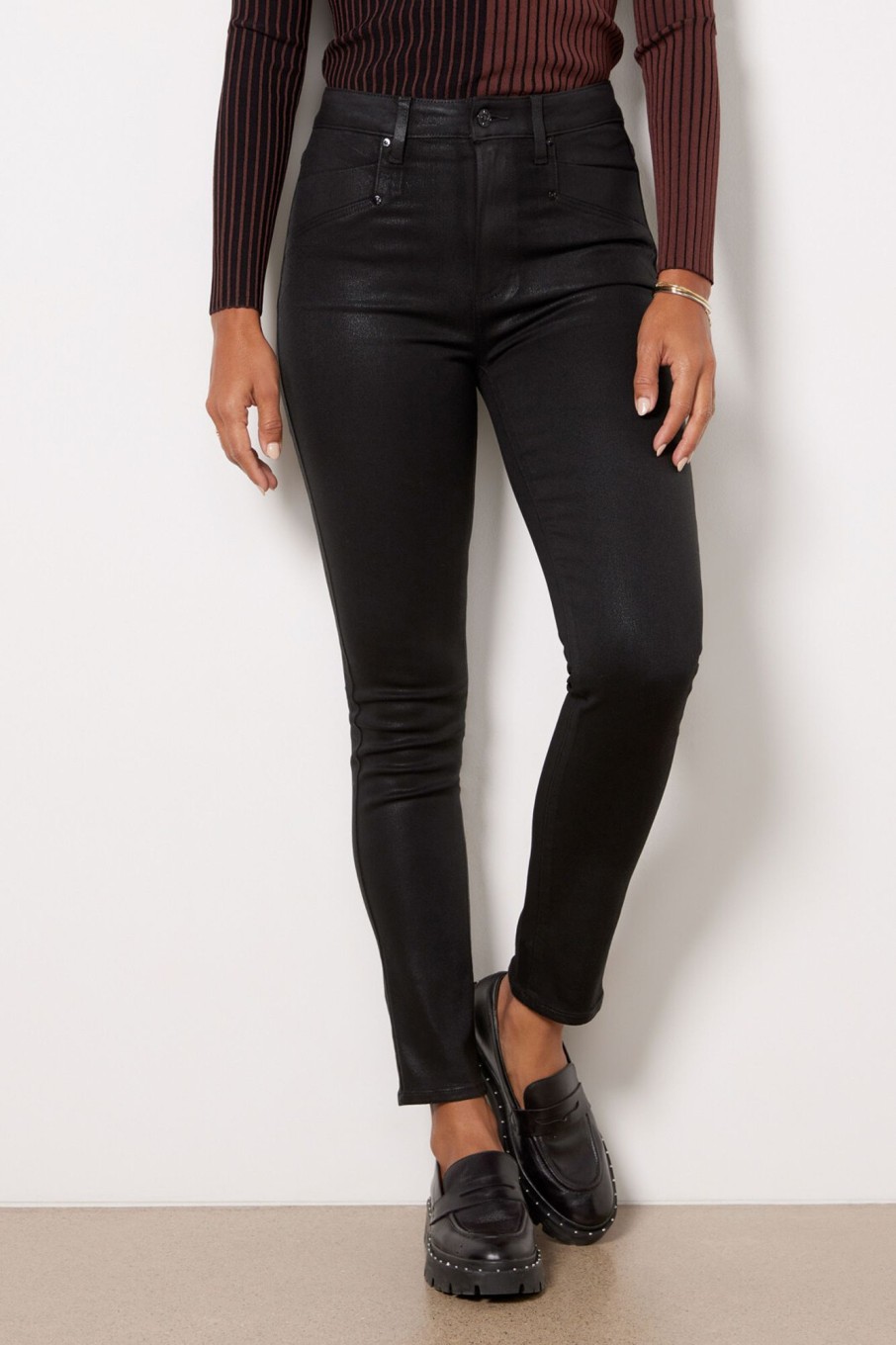 Clothing PAIGE | Gemma Coated Pant