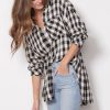 Clothing SANCTUARY | City Plaid Button Down