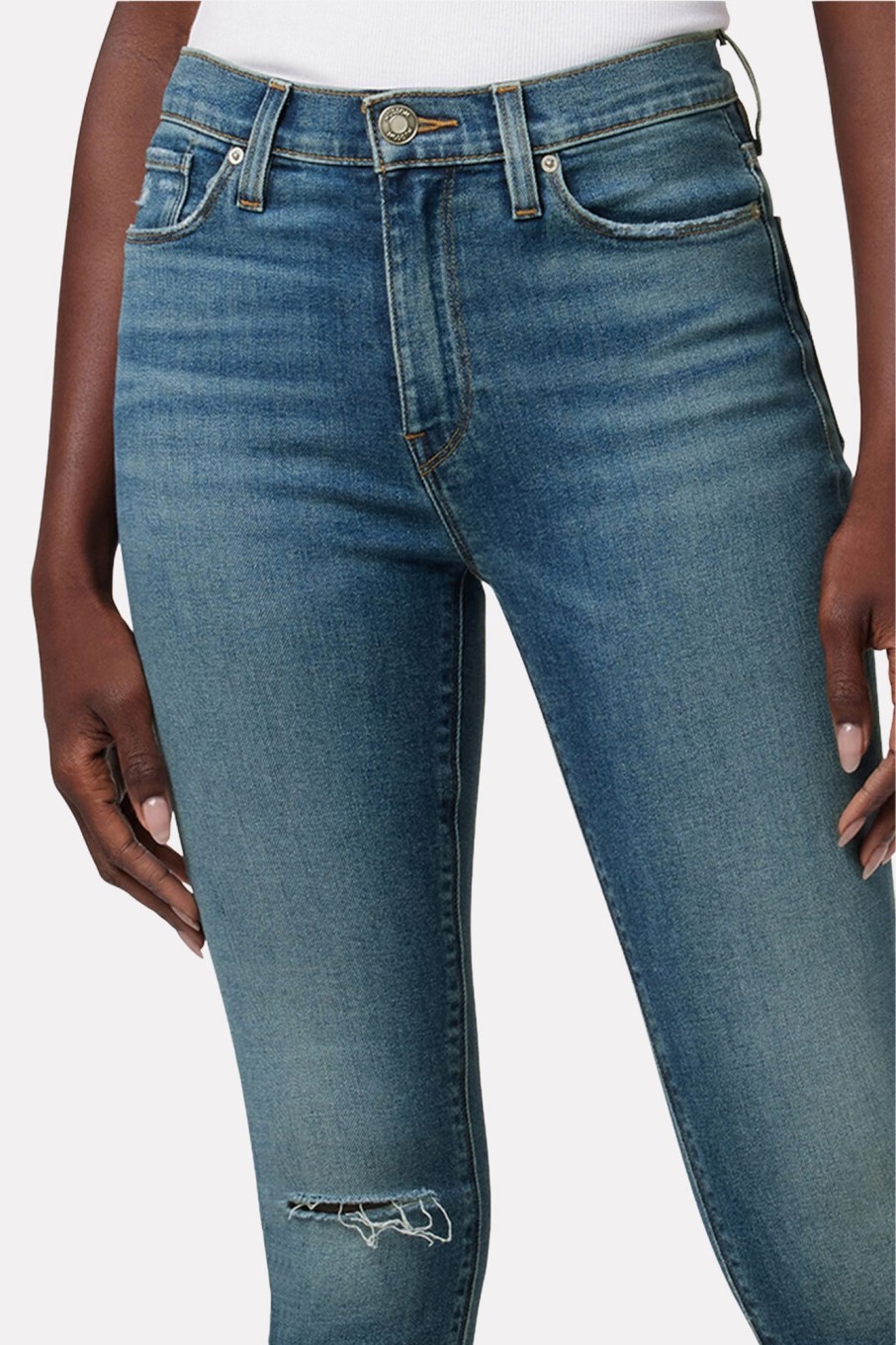 Clothing HUDSON | Barbara High Rise Super Skinny Ankle Jean