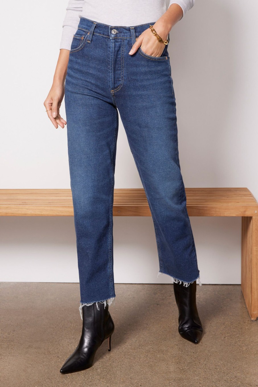 Clothing CITIZENS OF HUMANITY | Florence Wide Straight Jean