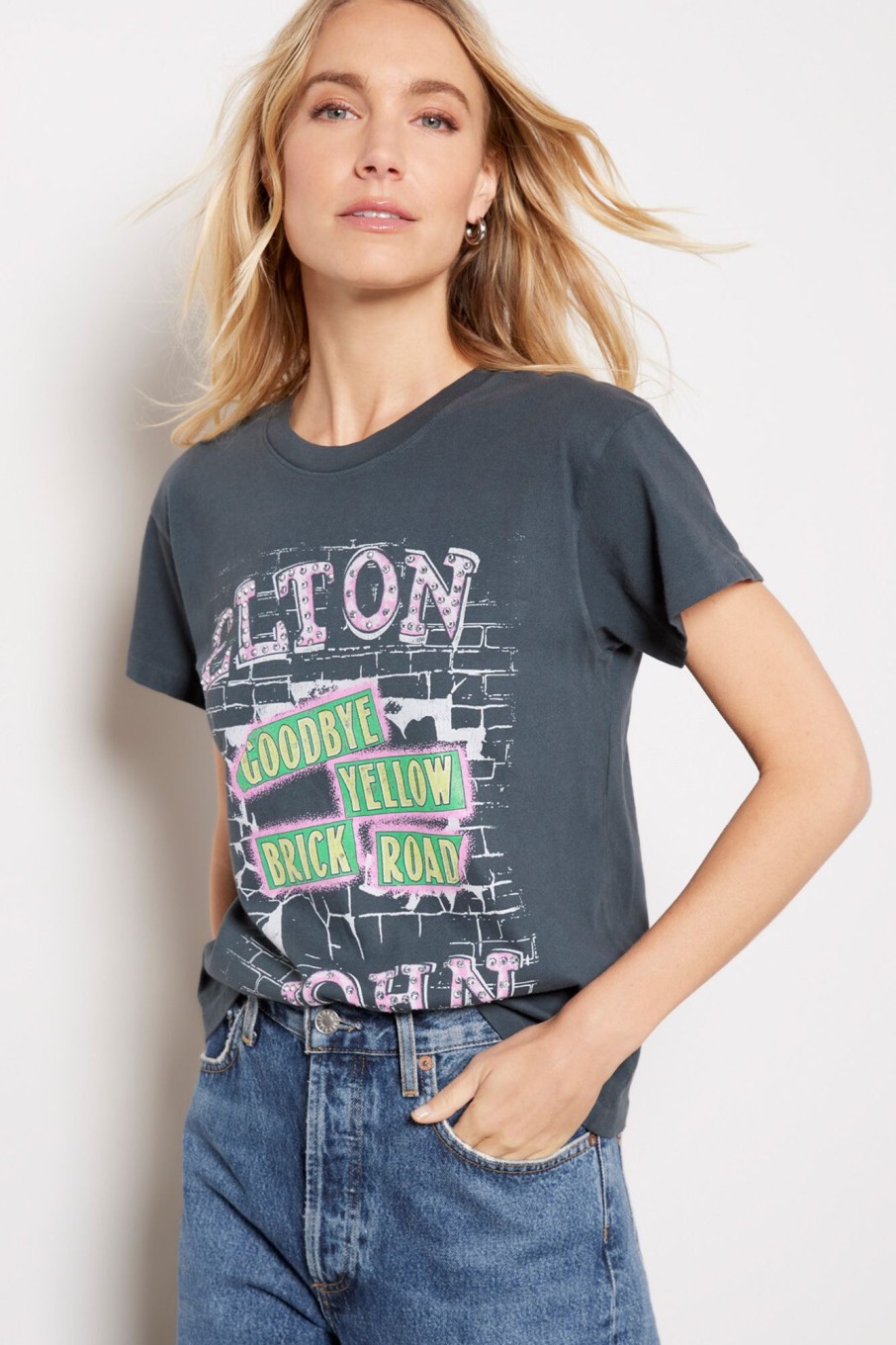 Clothing DAYDREAMER | Elton John Goodbye Yellow Brick Road Tee