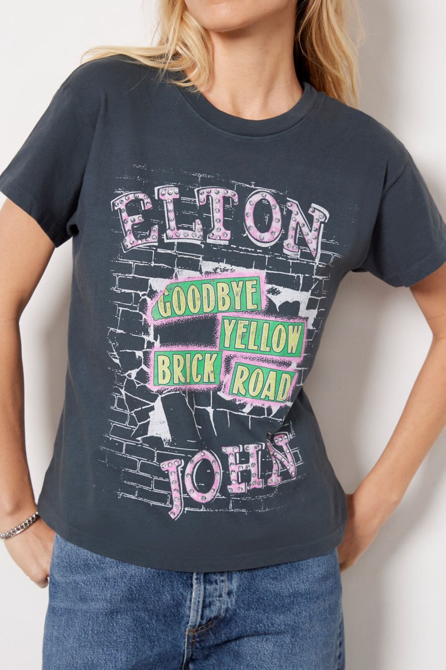 Clothing DAYDREAMER | Elton John Goodbye Yellow Brick Road Tee