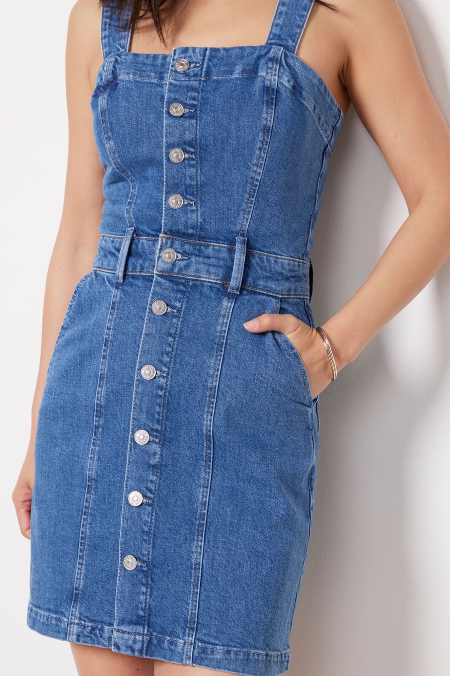 Clothing PAIGE | Maddy Denim Dress