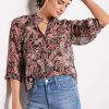 Clothing EVEREVE | Kenzie Floral Chiffon Top