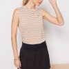 Clothing MONROW | Stripe Muscle Tank