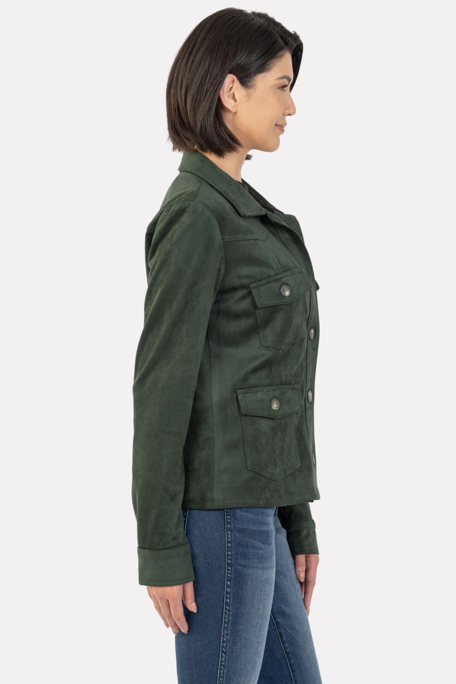 Clothing KUT FROM THE KLOTH | Lilee Button Jacket With Flap Pockets