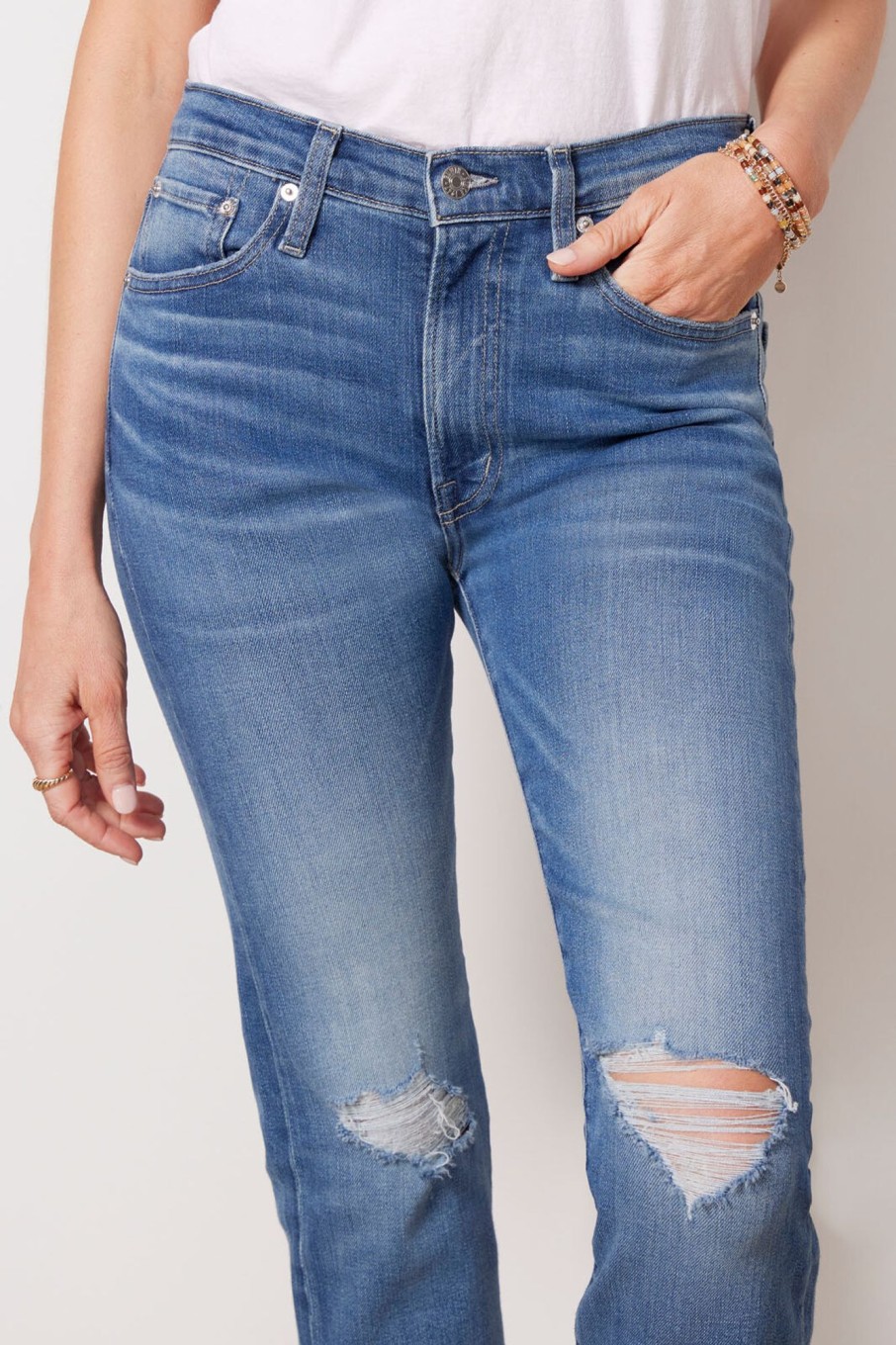 Clothing EDWIN | Elin Cropped Straight Leg Jean