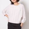 Clothing MONROW | Stripe Seamed Sweatshirt