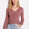 Clothing DESIGN HISTORY | Pointelle Henley Pullover