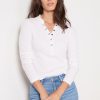 Clothing EVEREVE | Milo Linen Rib Henley