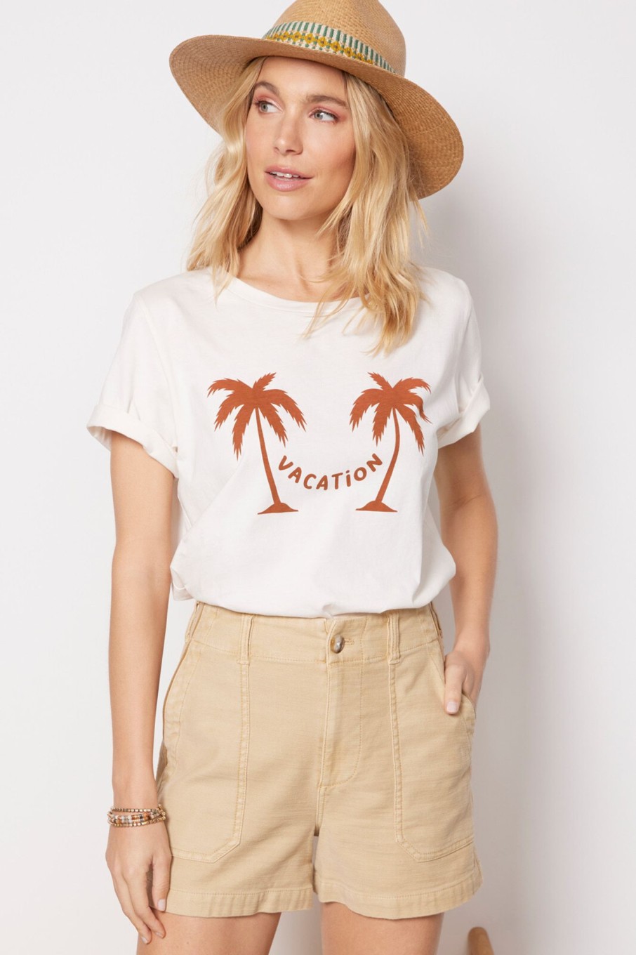 Clothing SOUTH PARADE | Vacation Palms Tee