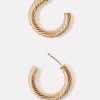 Shoes & Accessories EVEREVE | Crescent Hoop Earring