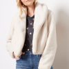 Clothing BLANKNYC | Snow Queen Cropped Faux Fur Jacket