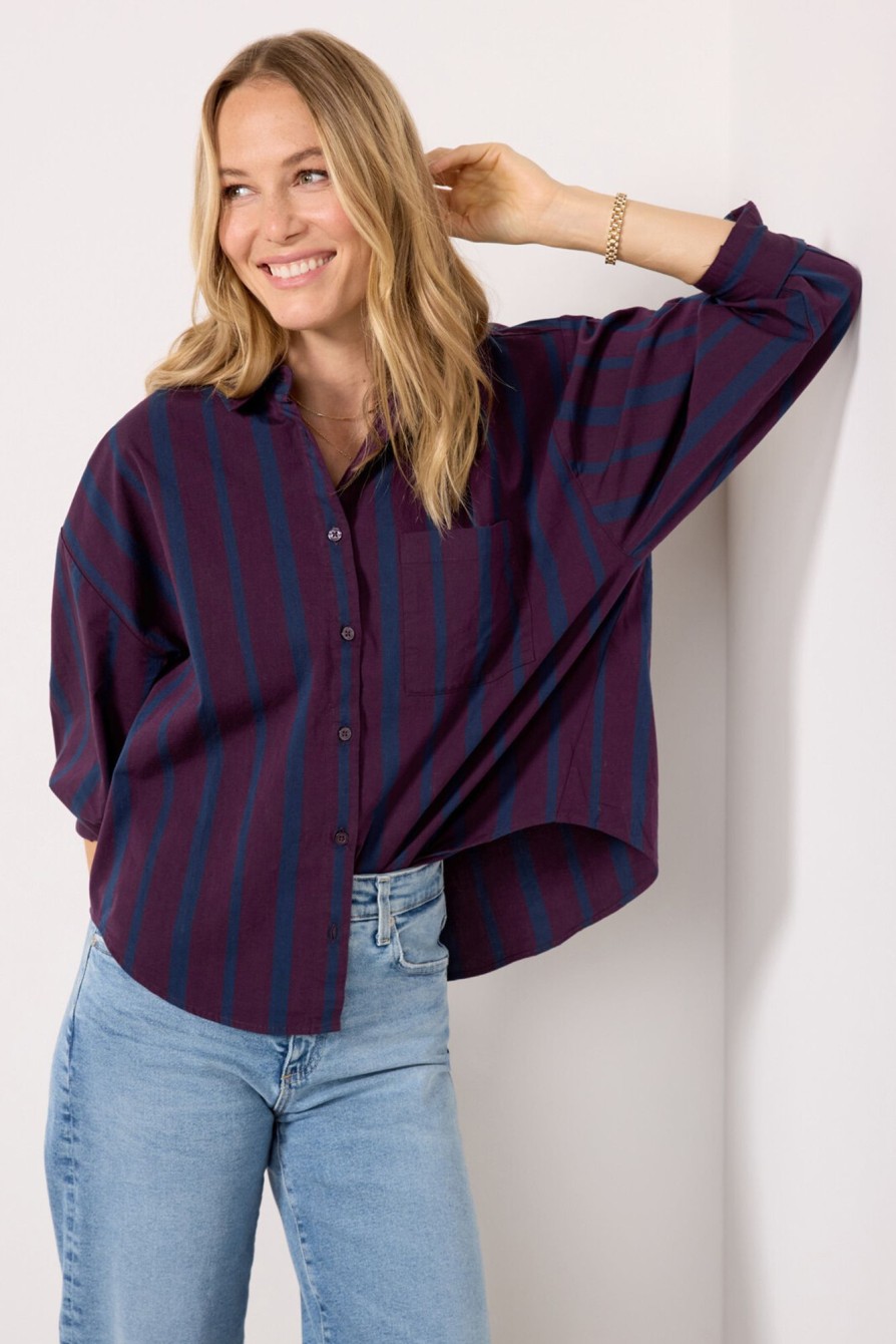 Clothing PISTOLA | Sloane Oversized Button Down