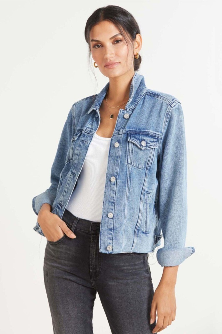 Clothing PAIGE | Rowan Denim Jacket