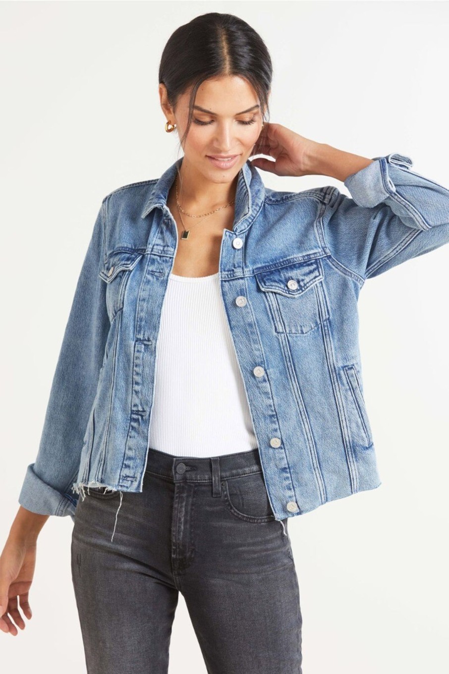 Clothing PAIGE | Rowan Denim Jacket