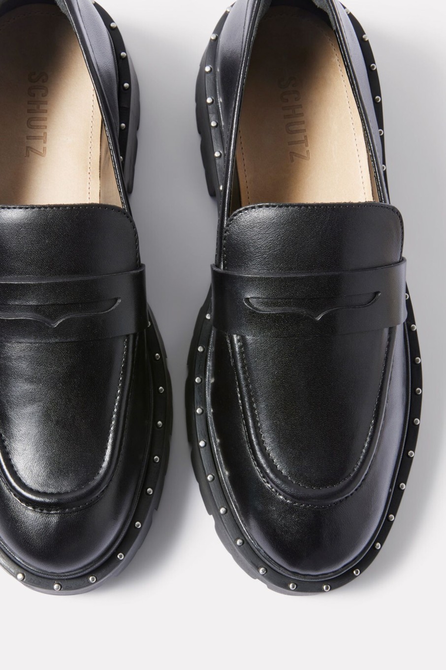 Shoes & Accessories SCHUTZ | Christie Studs Loafer