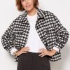 Clothing SANCTUARY | Brushed Houndstooth Shacket