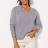 Clothing EVEREVE | Cecilia Vneck Cashmere Pullover