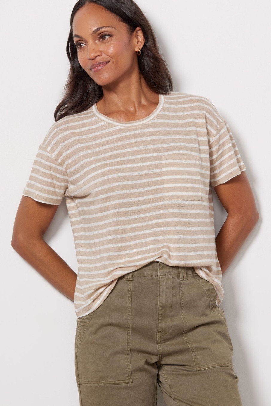 Clothing FAHERTY | Sonoma Linen Tee