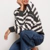 Clothing EVEREVE | Jana Brushed Stripe Pullover