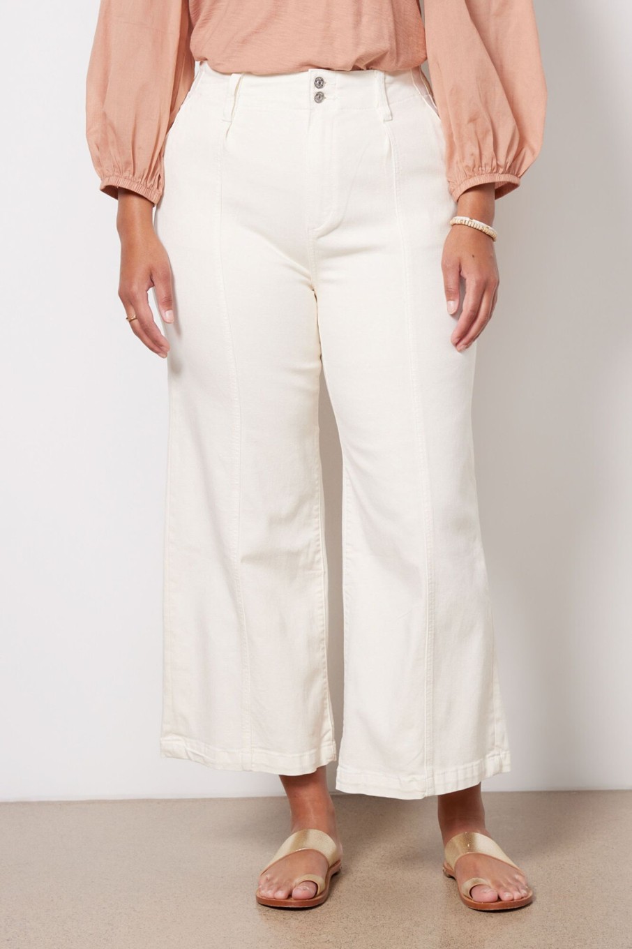 Clothing PAIGE | Brooklyn Crop Wide Leg Pant