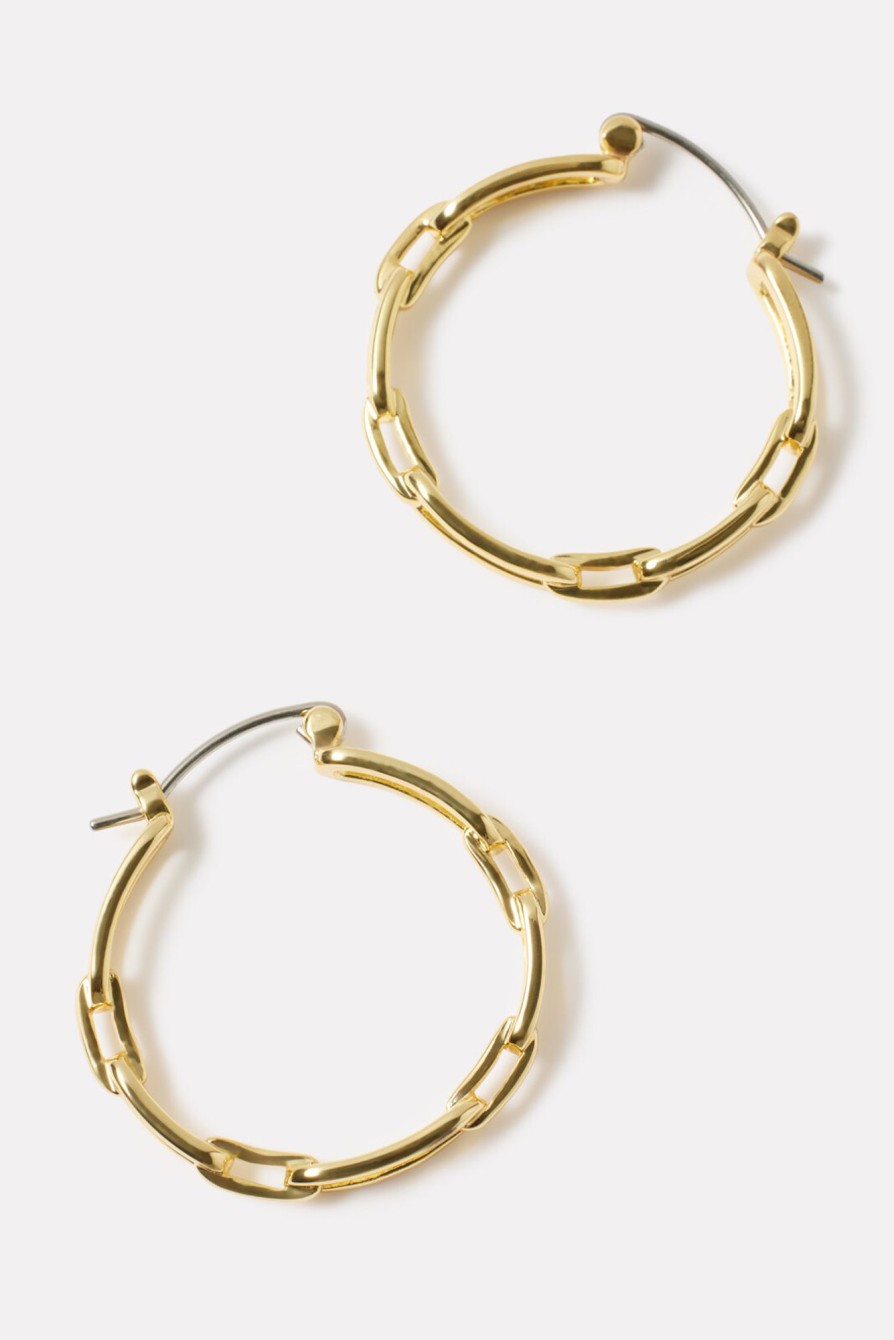 Shoes & Accessories GORJANA | Parker Link Hoops