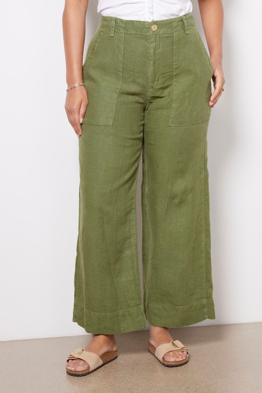 Clothing VELVET | Dru Linen Pant