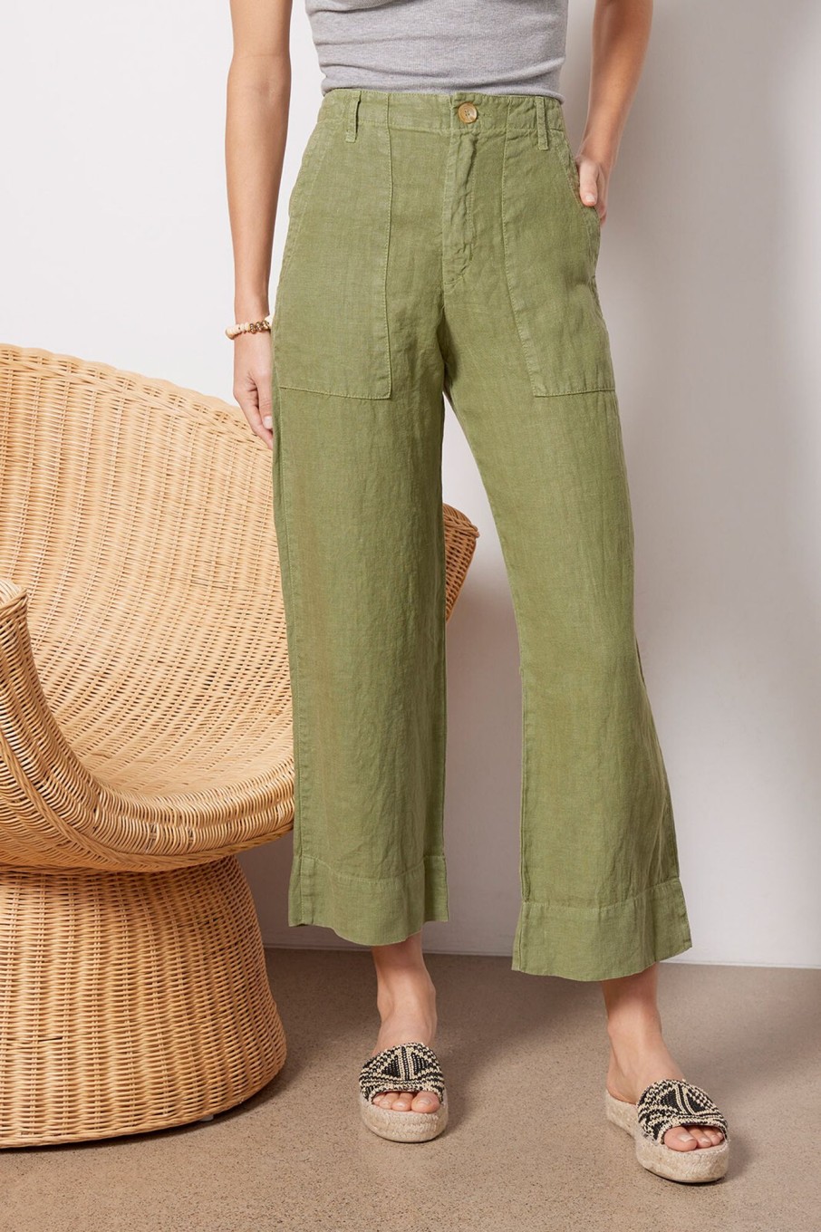 Clothing VELVET | Dru Linen Pant