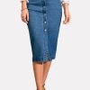 Clothing FAHERTY | Denim Skirt