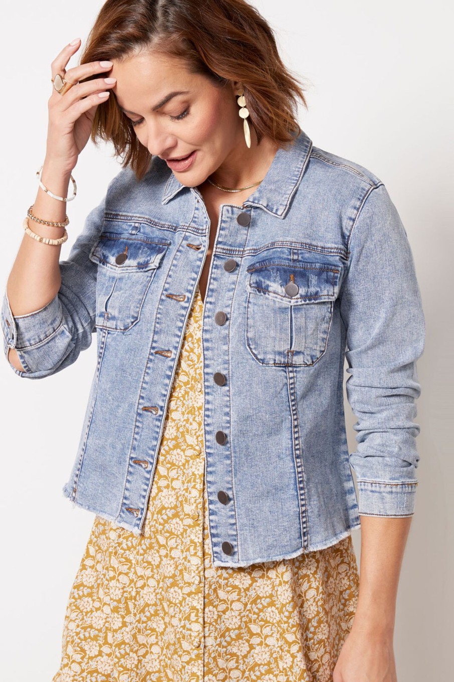 Clothing KUT FROM THE KLOTH | Kara Denim Jacket