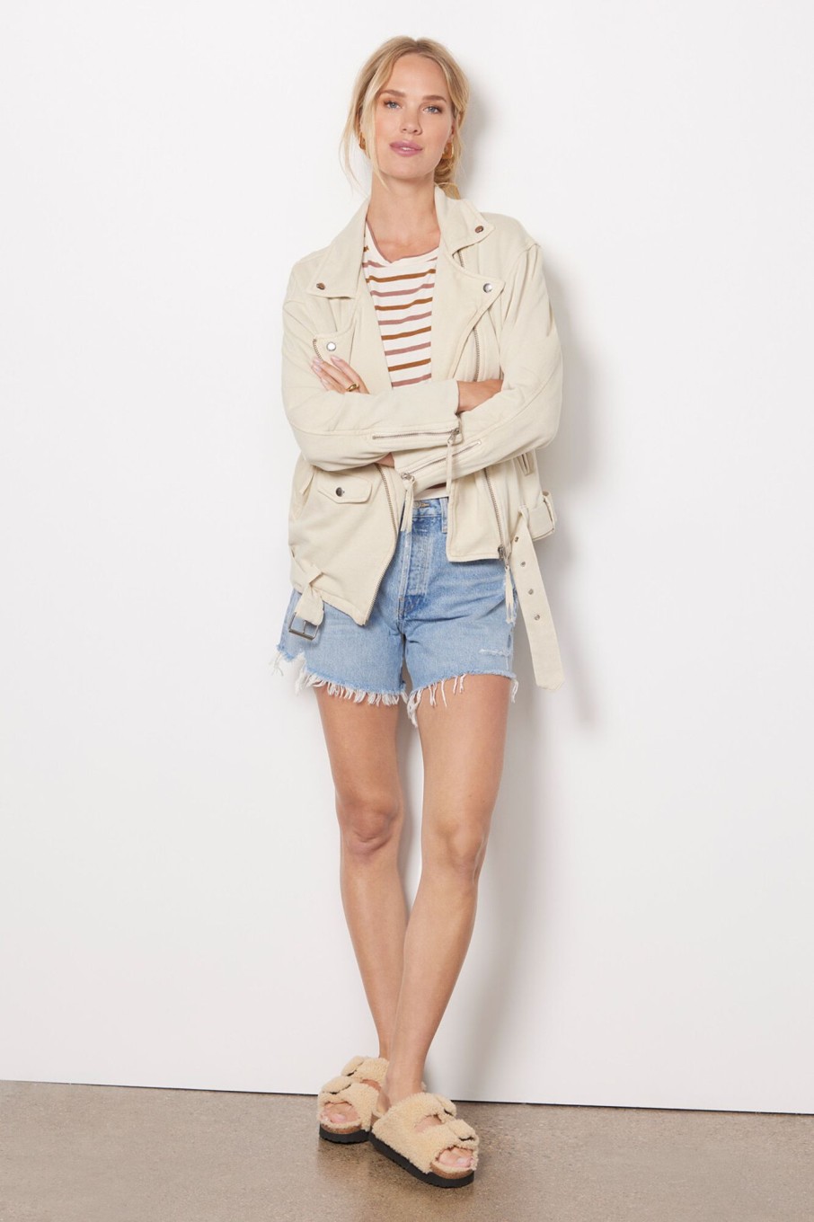 Clothing FREE PEOPLE | Rebel Rebel Knit Moto